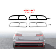 Стикери за накрайници на ауспух с лесен монтаж за AUDI A6 C7 - EA04/EA05
